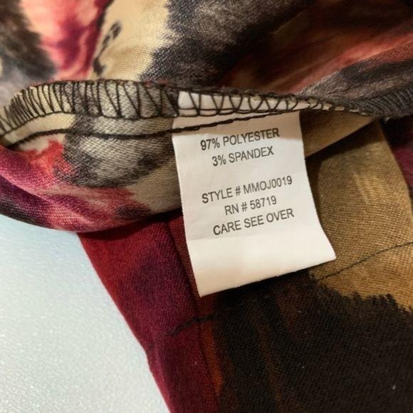 Elementz Floral Zip Up Jacket - Picture 7 of 8